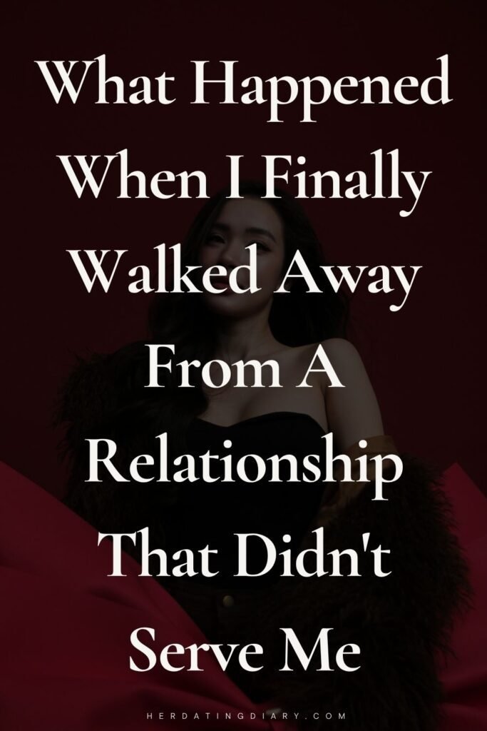 What Happened When I Finally Walked Away From A Relationship That Didn't Serve Me